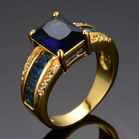 Anillo de Zafiro Catalina | Oro