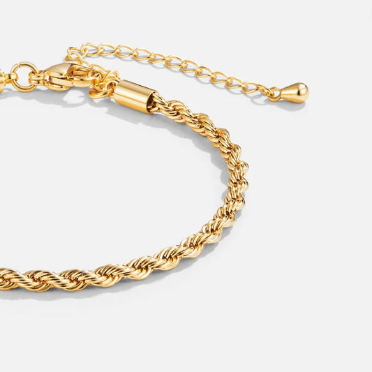Pulsera Retorcida de Oro 18K