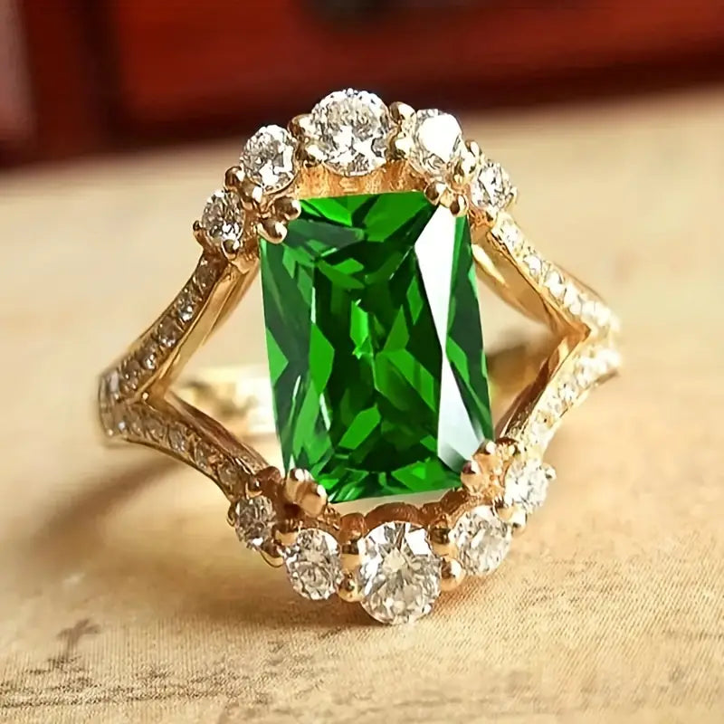 Anillo Esmeralda | Oro