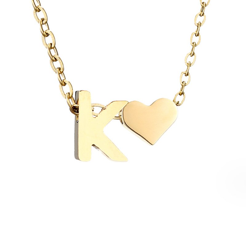 Collar Forever Love & Letter de Oro