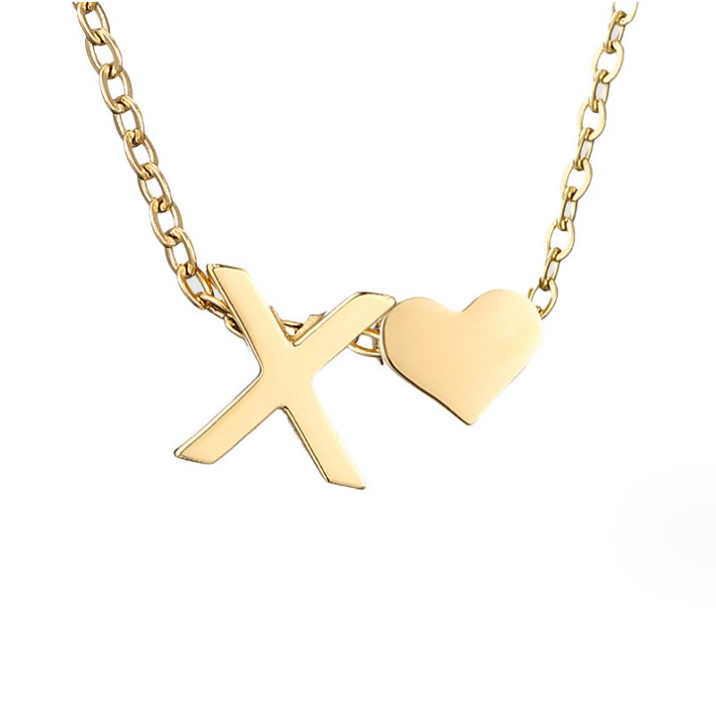Collar Forever Love & Letter de Oro