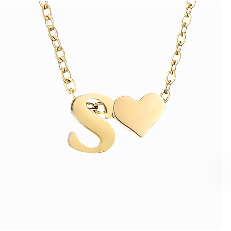 Collar Forever Love & Letter de Oro