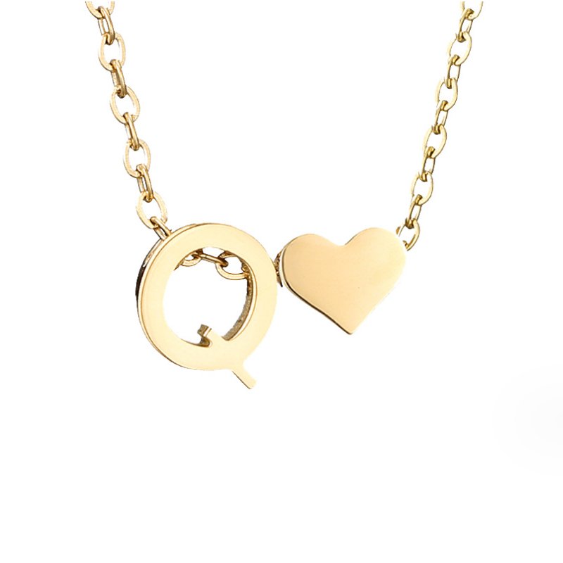 Collar Forever Love & Letter de Oro