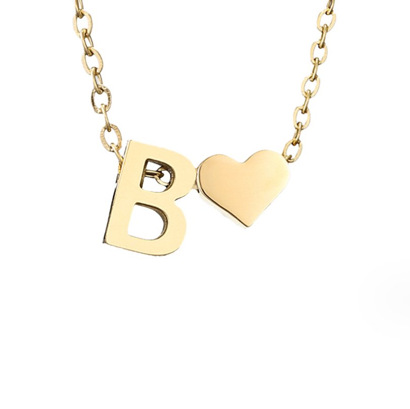 Collar Forever Love & Letter de Oro