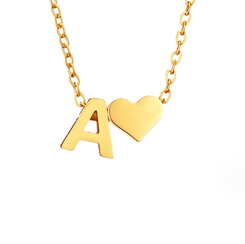 Collar Forever Love & Letter de Oro