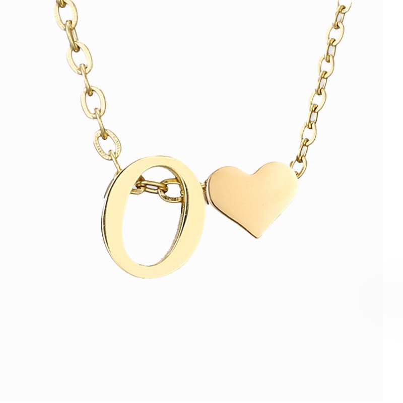 Collar Forever Love & Letter de Oro