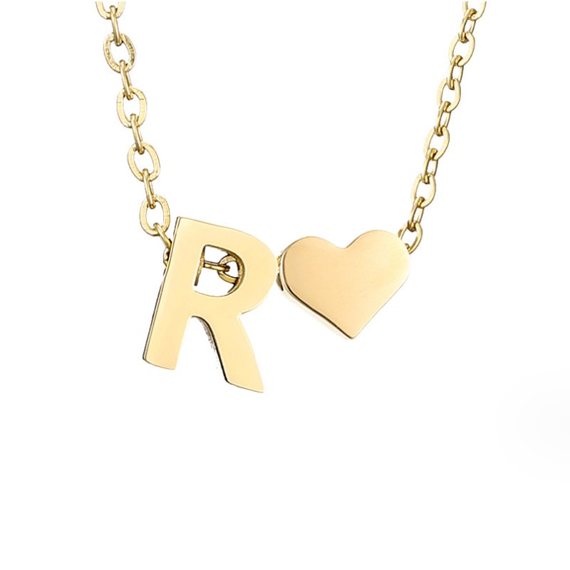 Collar Forever Love & Letter de Oro