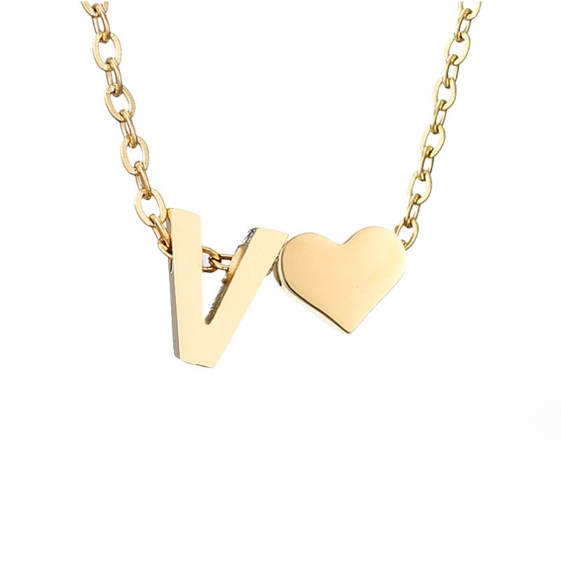 Collar Forever Love & Letter de Oro