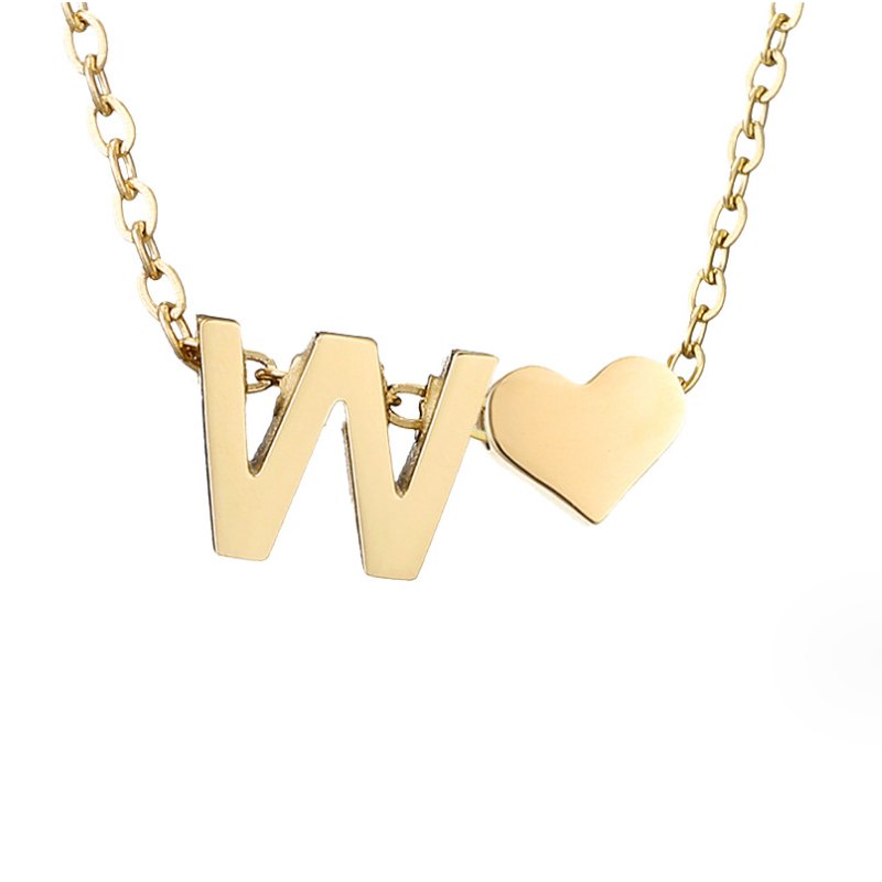 Collar Forever Love & Letter de Oro