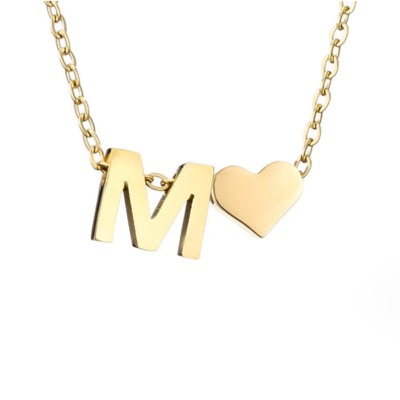 Collar Forever Love & Letter de Oro