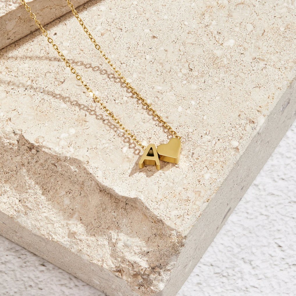 Collar Forever Love & Letter de Oro