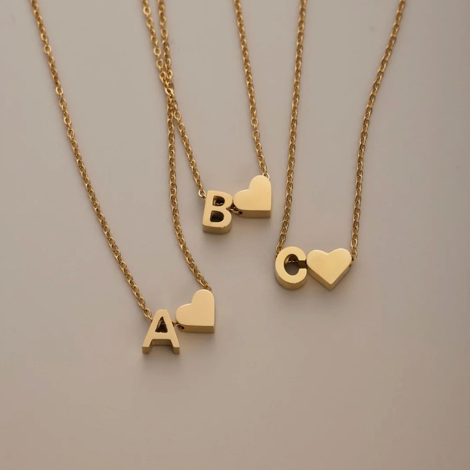 Collar Forever Love & Letter de Oro