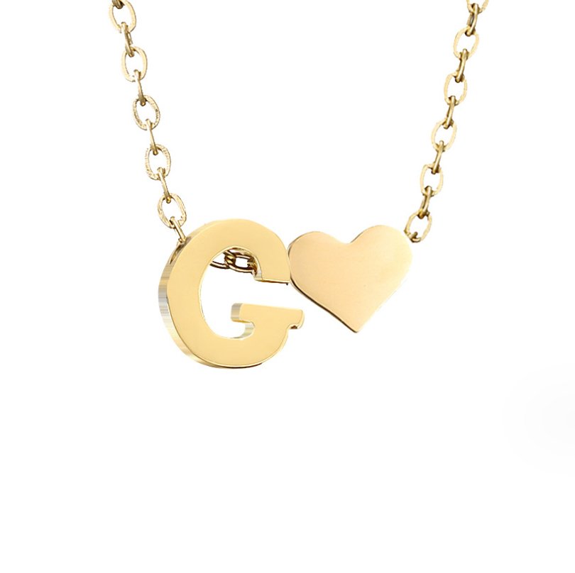 Collar Forever Love & Letter de Oro