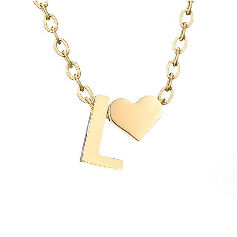 Collar Forever Love & Letter de Oro