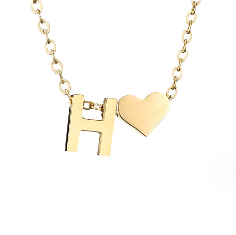 Collar Forever Love & Letter de Oro