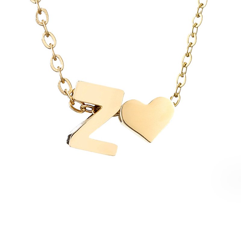Collar Forever Love & Letter de Oro