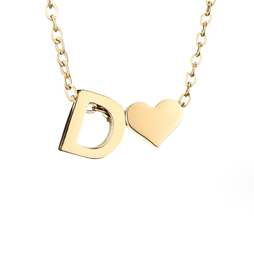 Collar Forever Love & Letter de Oro