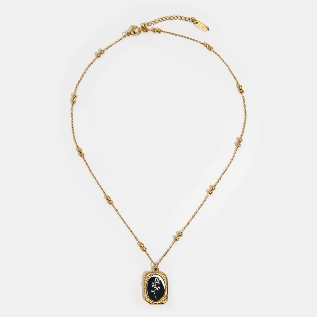 Collar Fragile Love con Rosa