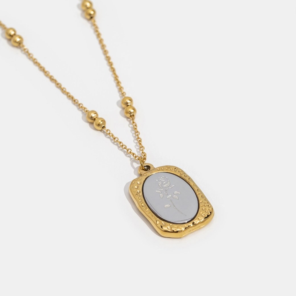 Collar Fragile Love con Rosa