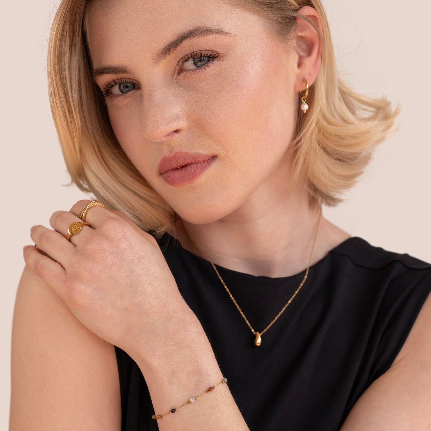 Pulsera Lulu de Piedras con Cuentas