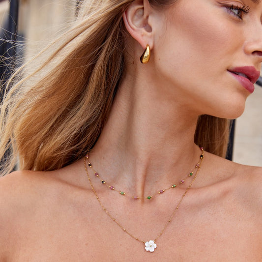 Collar Lulu Spring de Piedras con Cuentas