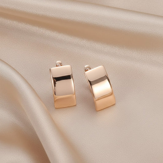 Pendientes de Oro Rosa